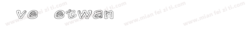 Ave Betwan PERSONAL USE ONLY字体转换